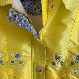 Osh Kosh lined yellow raincoat